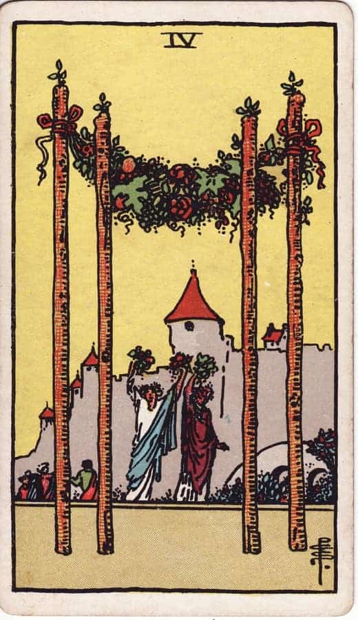 완드 4 (Four of Wands)