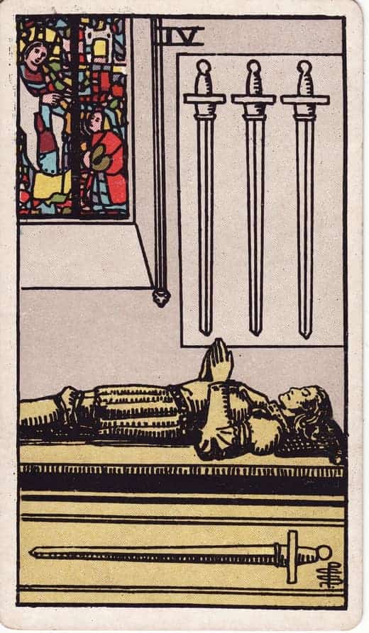 소드 4 (Four of Swords)