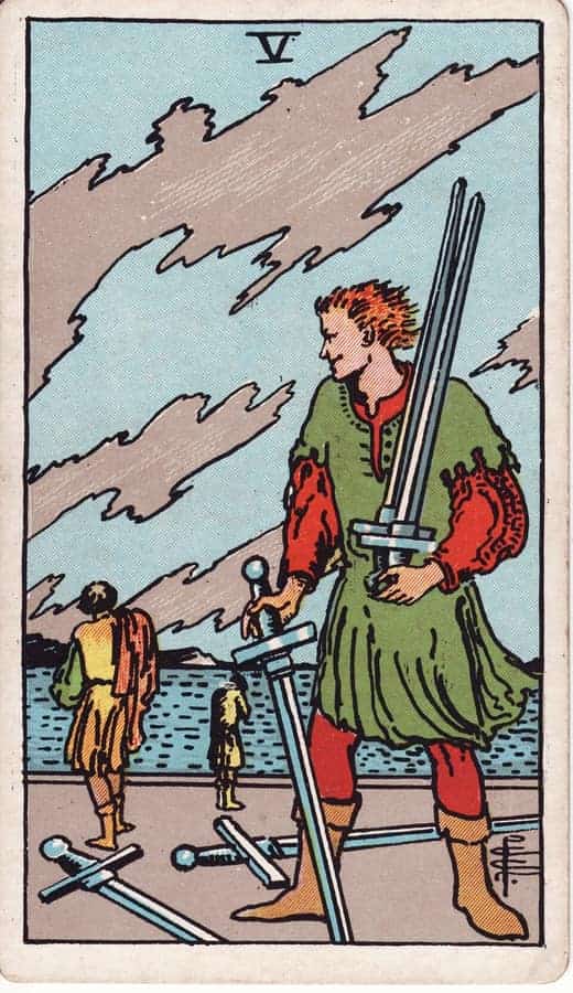 소드 5 (Five of Swords)