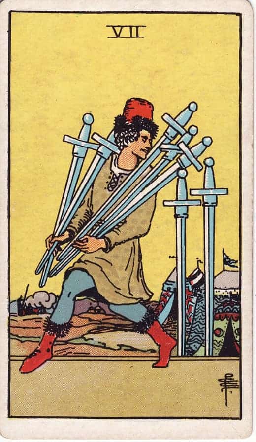 소드 7 (Seven of Swords)