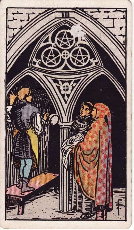 펜타클 3 (Three of Pentacles)