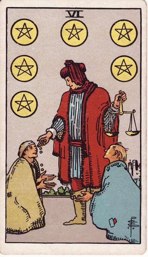 펜타클 6 (Six of Pentacles)