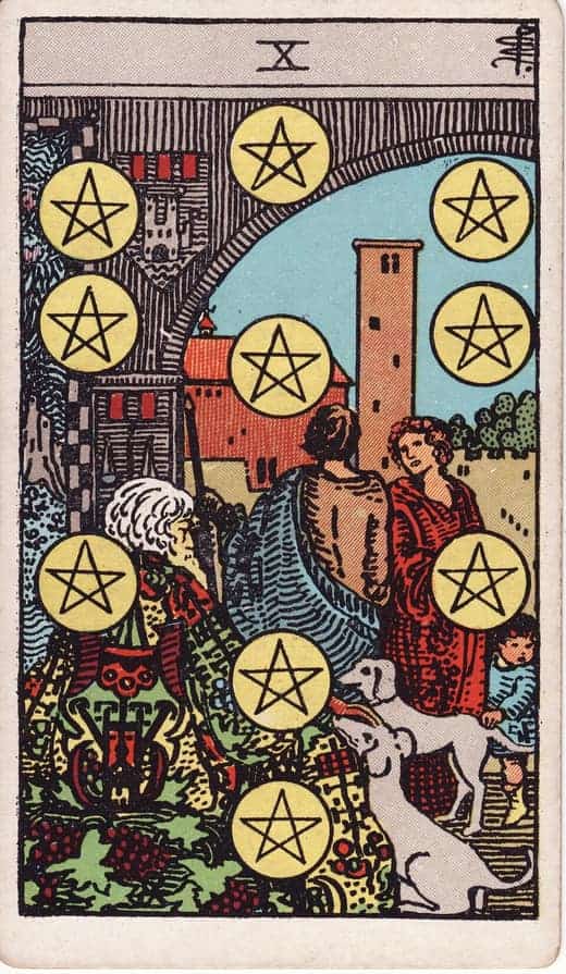 펜타클 10 (Ten of Pentacles)