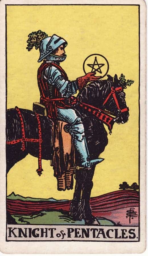 펜타클 기사 (Knight of Pentacles)