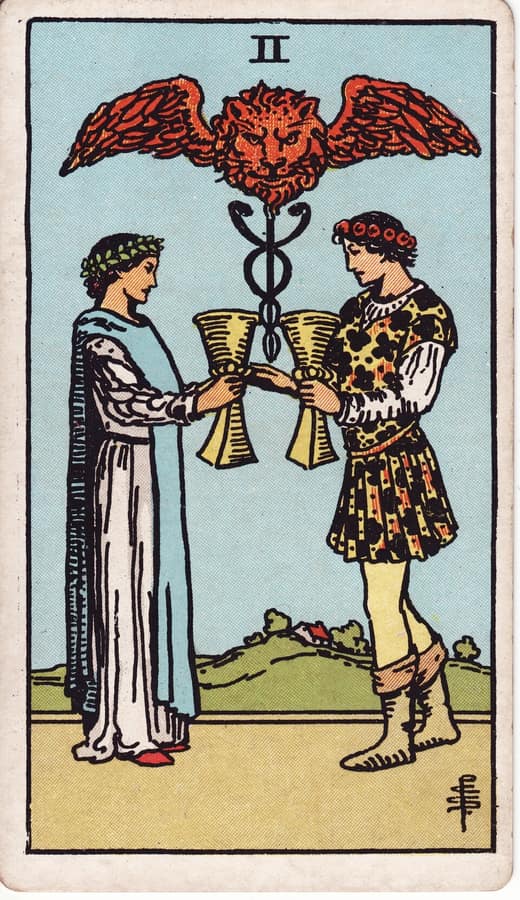 컵 2 (Two of Cups)