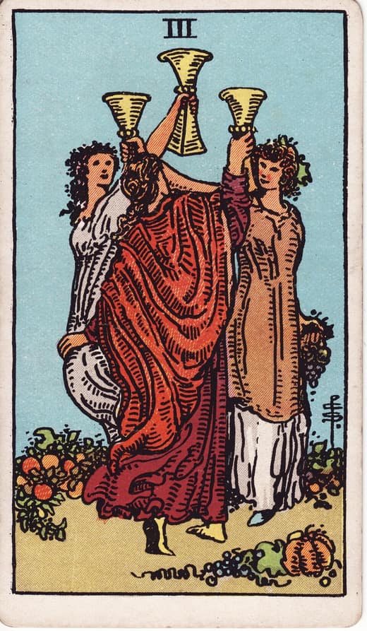 컵 3 (Three of Cups)