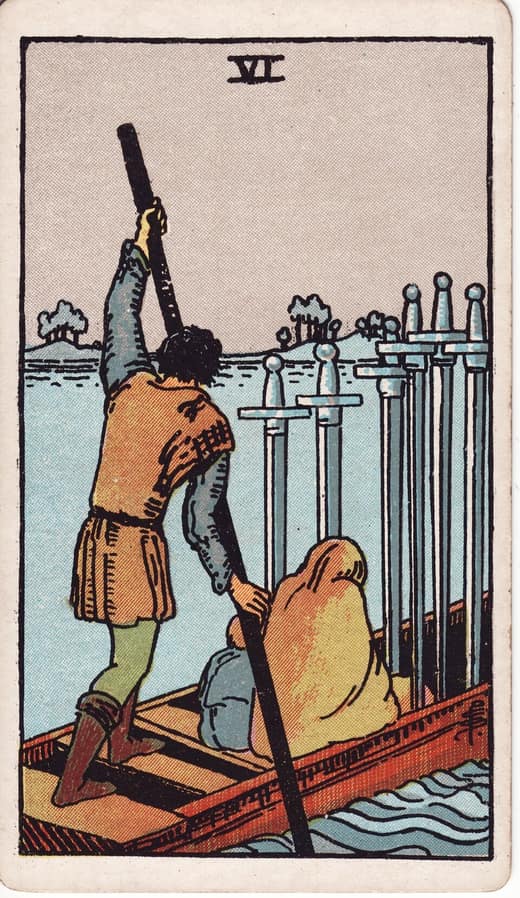 소드 6 (Six of Swords)