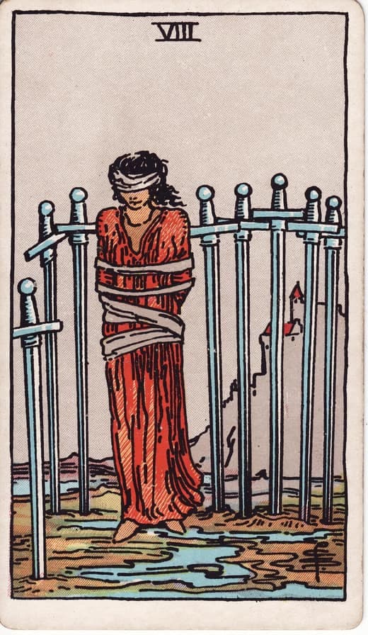소드 8 (Eight of Swords)