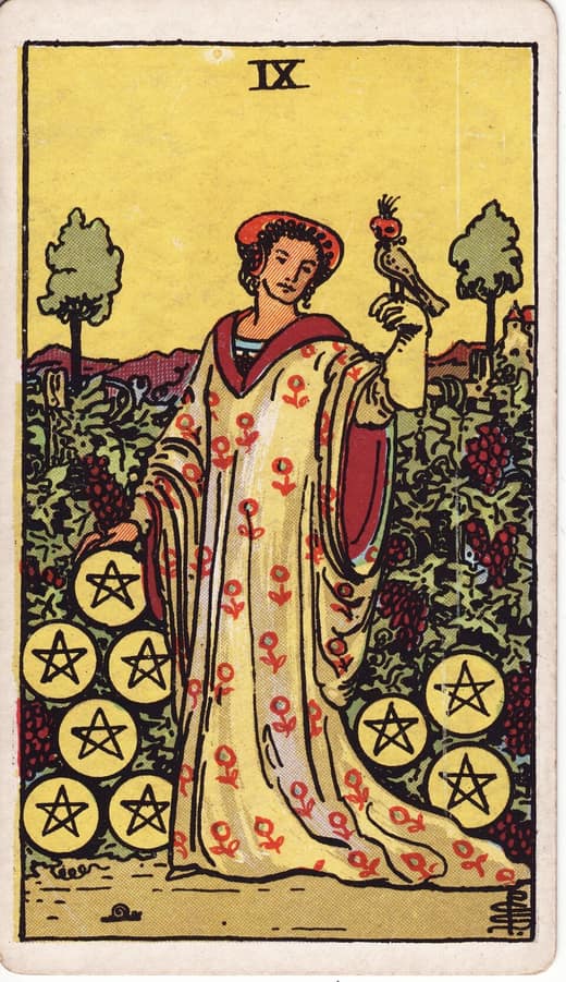 펜타클 9 (Nine of Pentacles)