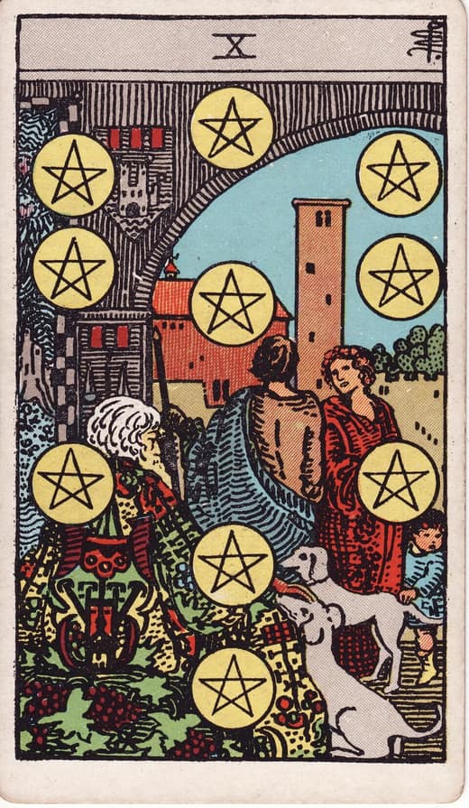 펜타클 10 (Ten of Pentacles)