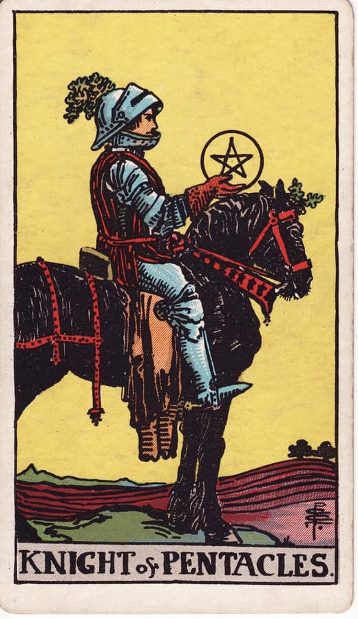 펜타클 기사 (Knight of Pentacles)